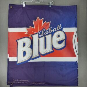 Labatt Blue Buffalo Bills Flag Banner 2012 Double Sided Beer Bar Man Cave Decor